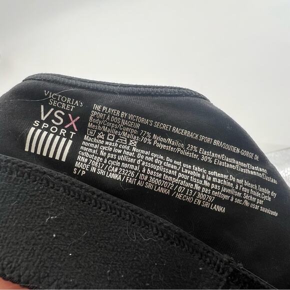 Victoria’s Secret Sport VS Black Unlined Sports Bra - Picture 3 of 3